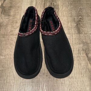 Guess Black and Red Loafers